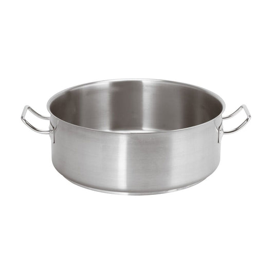 Casseruola bassa inox 2 manici Ø 45 cm Paderno Serie 2000