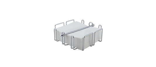Portatovaglioli Antiv inox cm 19x19