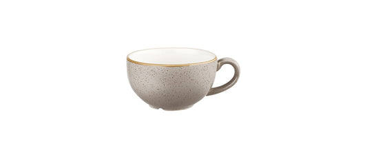 Tazza the stonecast grigio puntinato ceramica decorata a mano cl 22,7 h 5,5 Ø cm 9,5