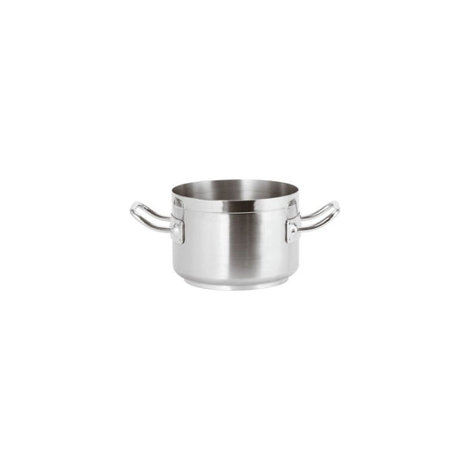 Casseruola alta inox 2 manici Ø 24 cm Paderno Serie 2100