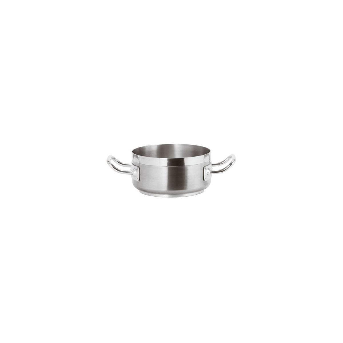 Casseruola bassa inox 2 manici Ø 16 cm Paderno Serie 2100