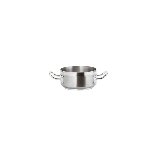 Casseruola bassa inox 2 manici Ø 16 cm Paderno Serie 2100