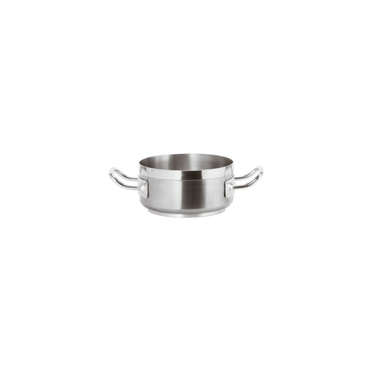 Casseruola bassa inox 2 manici Ø 20 cm Paderno Serie 2100