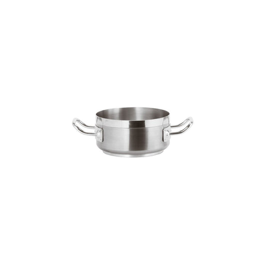 Casseruola bassa inox 2 manici Ø 24 cm Paderno Serie 2100
