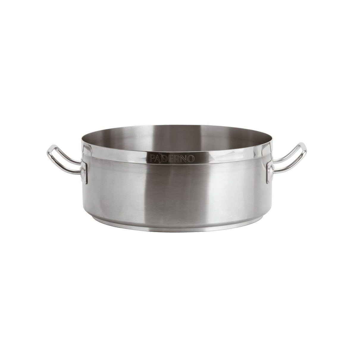 Casseruola bassa inox 2 manici Ø 40 cm Paderno Serie 2100
