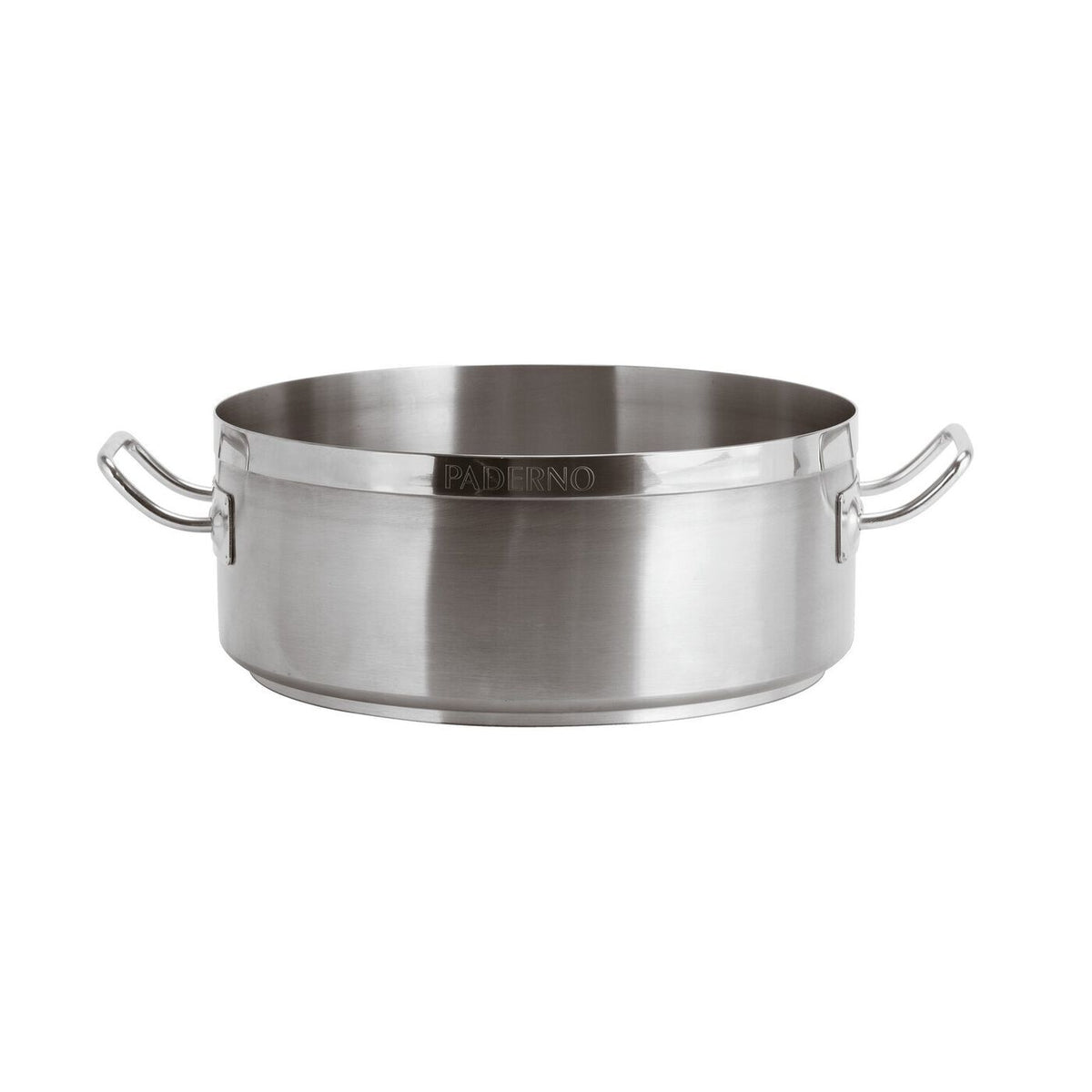Casseruola bassa inox 2 manici Ø 45 cm Paderno Serie 2100