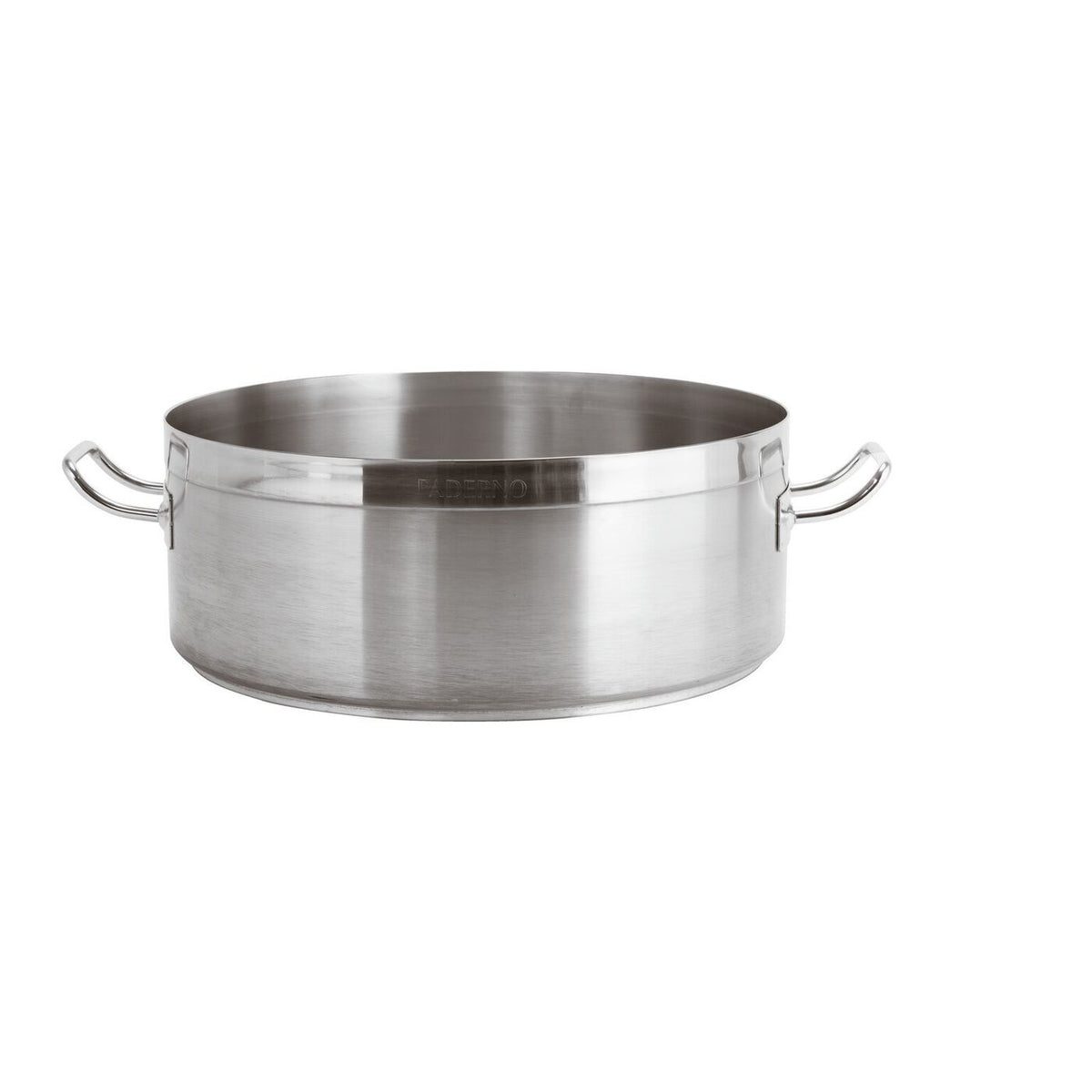 Casseruola bassa inox 2 manici Ø 50 cm Paderno Serie 2100