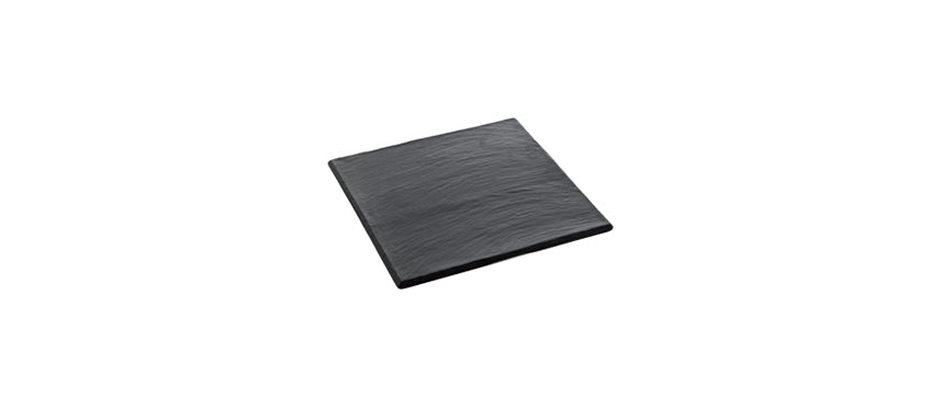 piatto quadrato cm 25x25 - piatto buffet per presentare monoporzioni, assaggi, dolci e piccole preparazioni