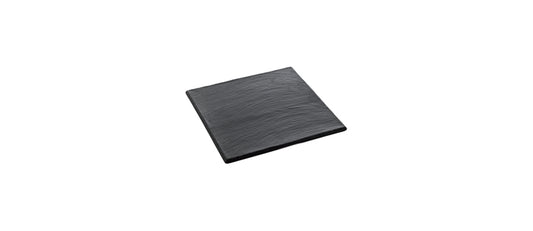 piatto quadrato cm 25x25 - piatto buffet per presentare monoporzioni, assaggi, dolci e piccole preparazioni