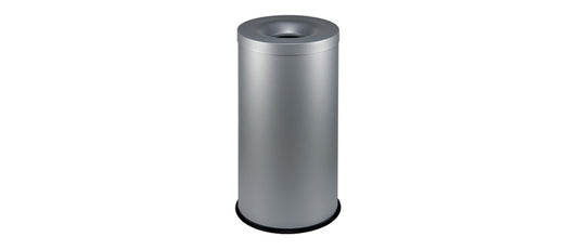 Gettacarte antifuoco grigio lt 90 Ø cm 38 h 75