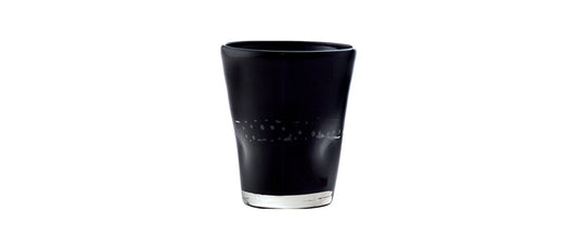 bicchiere acqua nero Dalì vetro soffiato a bocca cl 35 Essentia - bicchiere tavola per tavola elegante e ristorazione, SKU 121966