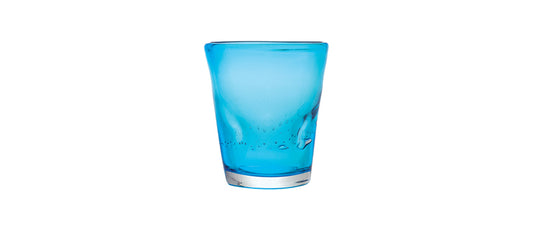 bicchiere acqua azzurro Dalì vetro soffiato a bocca cl 35 Essentia - bicchiere tavola per tavola elegante e ristorazione, SKU 121969