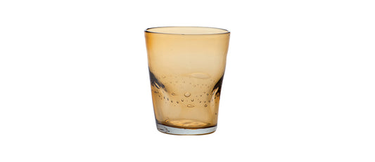 bicchiere acqua ambra Dalì vetro soffiato a bocca cl 35 Essentia - bicchiere tavola per tavola elegante e ristorazione, SKU 121972