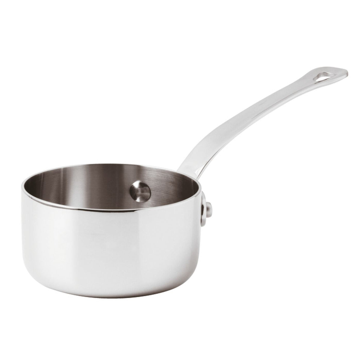 Mini casseruola alta inox 3-Ply 1 manico Ø 9 cm Paderno