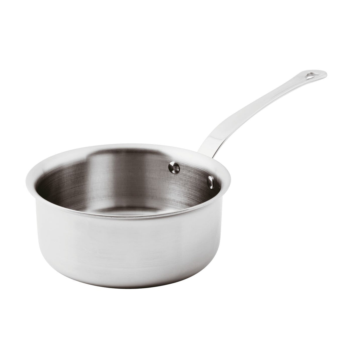 Casseruola alta inox 5-Ply 1 manico Ø 18 cm Paderno