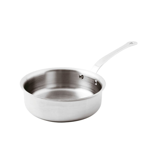 Casseruola bassa inox 5-Ply 1 manico Ø 20 cm Paderno