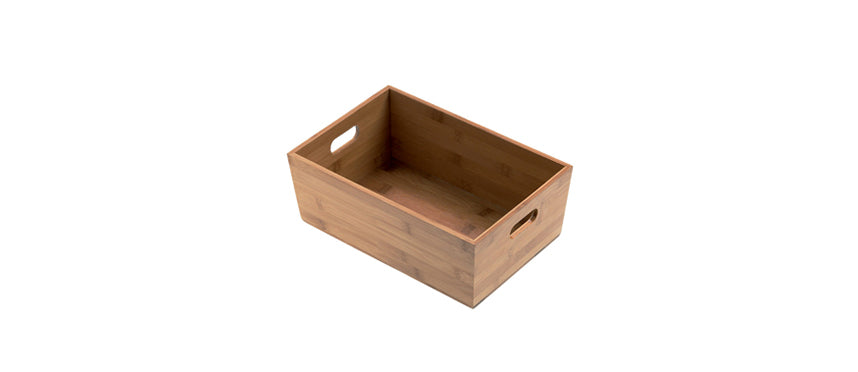 cestino pane bamboo rettangolare cm 20x15 h 9 - cestino buffet per presentare pane, prodotti da forno, frutta e piccole preparazioni