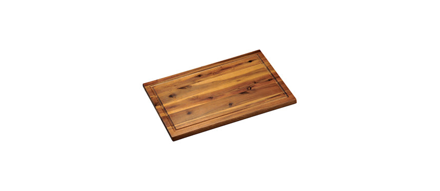 tagliere acacia con raccogli liquidi cm 32x21 h 1,5 - articolo buffet per organizzare e valorizzare il servizio buffet