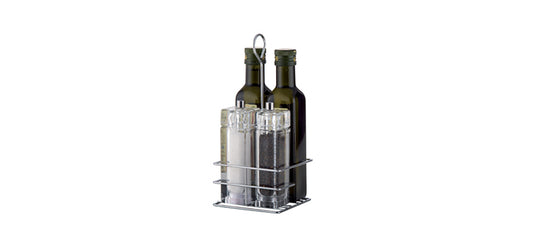 portacondimenti inox