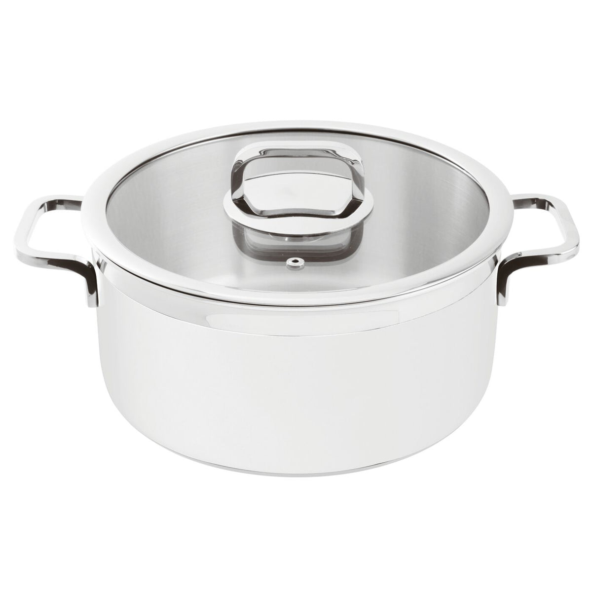 Casseruola con coperchio inox 3-Ply Ø 24 cm bianco Paderno