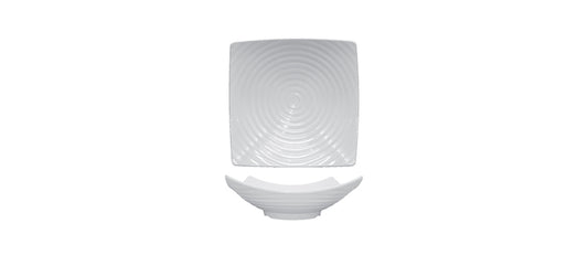 coppa quadrata con rilievo cm 40x40 h 13,5 - coppa in melamina in melamina