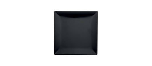 Piatto piano quadrato Boston/Tokyo nero opaco cm 24x24 - piatto piano