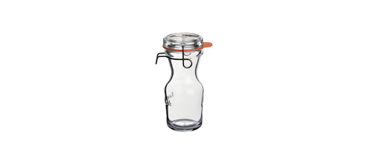 Caraffa Lock Eat vetro con tappo e guarnizione cl 25 h 16,7 Ø cm 7,1