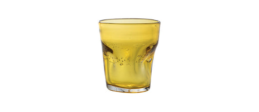 bicchiere acqua giallo Dalì vetro soffiato a bocca cl 35 Essentia - bicchiere tavola per tavola elegante e ristorazione, SKU 125551