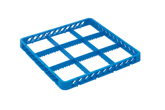 Rialzo per base 9 scomparti blu cm 50x50