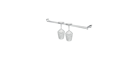 supporto inox appendi calici cm 41 vetro design Essentia - supporto inox appendi calici per tavola elegante e ristorazione, SKU 126614