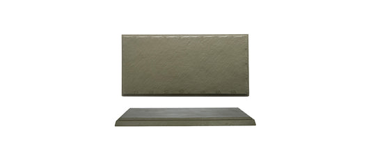 Vassoio impilabile verde oliva cm 49,5x24,5 h 3