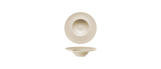 Piatto pasta Monaco sabbia opaco Ø cm 25 interno Ø cm 12