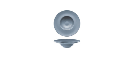 Piatto pasta Monaco grigio opaco Ø cm 25 interno Ø cm 12