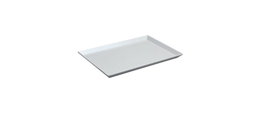 vassoio rettangolare bianco cm 35x24 h 2 - vassoio in melamina in melamina