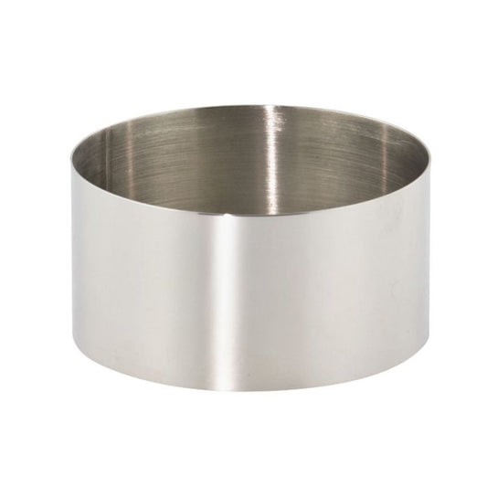 Round food ring ø 7.5 h 4.5 stainless steel