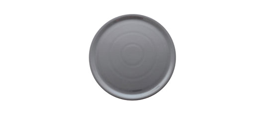 Piatto pizza Napoli grigio porcellana Ø cm 33
