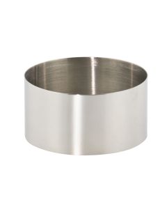 Forma coppapasta tondo 2pz inox ø 7,5 h4,5 bicchieri acciaio inox