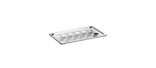 Porta Caleido yogurt inox forato refrigerato GN 1/1 22 fori Ø cm 5,5