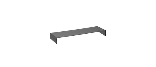 Alzata Caleido bassa inox carbone cm 54,7x17 h 8,5