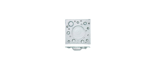 Piatto fondo Bubble quadrato cm 23x23 h 4 interno Ø cm 11,8