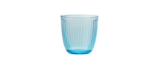 Bicchiere line lively blue cl 29 h 8,2 Ø cm 8,4