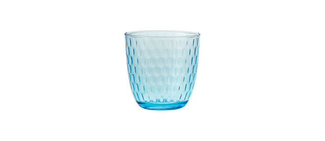 Bicchiere slot lively blue cl 29 h 8,2 Ø cm 8,4