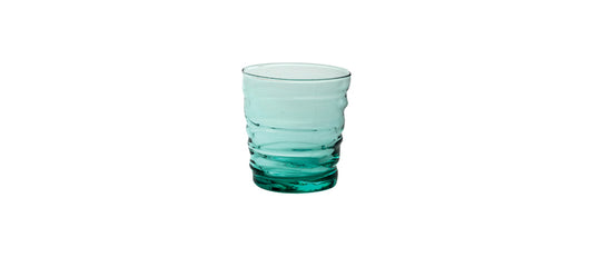 Bicchiere acqua verde riflessi cl 30 h 8,8 Ø cm 8,2