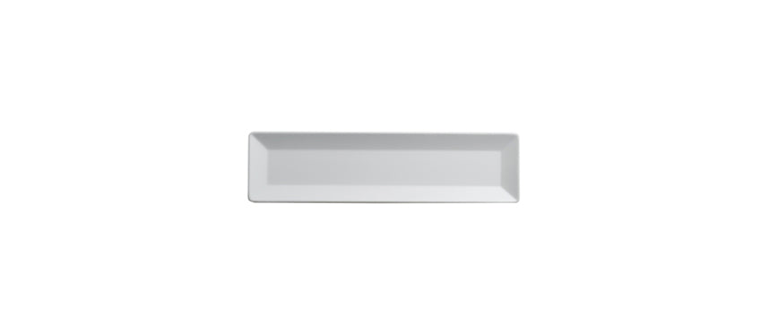 Vassoio rettangolare Boston/Tokyo bianco opaco cm 30x8 - articolo per la tavola