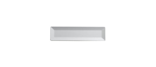 Vassoio rettangolare Boston/Tokyo bianco opaco cm 30x8 - articolo per la tavola