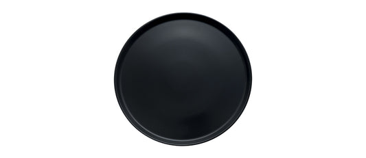Piatto pizza/presentazione nero Stoneware opaco Ø cm 33,5