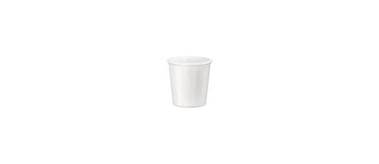 bicchiere caffèino aromateca vetro bianco temperato cl 9,5 bicchiere per caffetteria