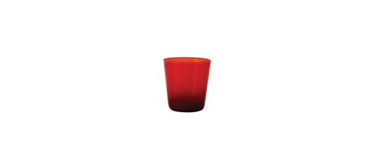 Bicchiere acqua arancio easy vetro colorato cl 34 h 9,5 Ø cm 8,6