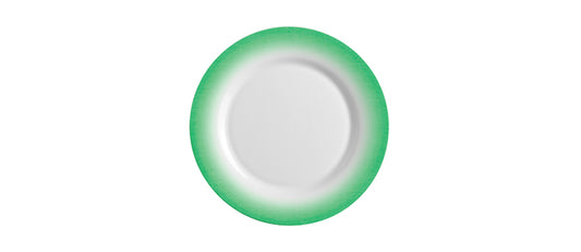 Piatto piano Universal Cromia verde Ø cm 25,5 h 2,5 gr 645