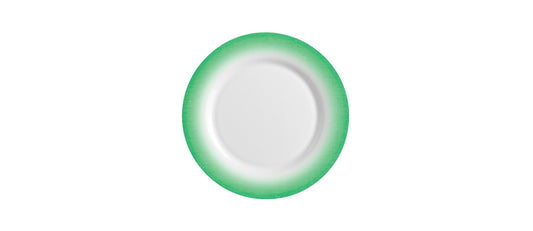 Piatto piano Universal Cromia verde Ø cm 23,5 h 2,5 gr 511